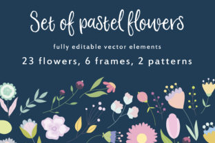 April Meadow Floral Illustrations: Spring Design Assets