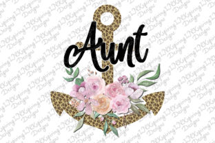 Aunt Floral Anchor: Versatile Design Assets for Print and Digital Projects