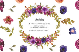 Autumn Colors Floral Bouquet Clipart: Evaluating the Sienna Hand-Painted Collection