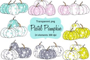 Elevating Autumn Aesthetics: The Strategic Value of Pastel Floral Pumpkin Clip Art in Modern Design