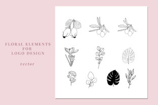 Elevating Brand Identity with Floral Graphics Illustration in EPS Format