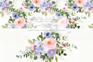 Elevating Visual Identity: The Strategic Value of the Watercolor Floral Blush Purple Set in Modern Design