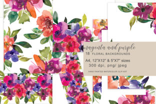 Watercolor Floral Backdrop: Elevate Stationery Design