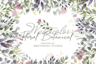 Watercolor Floral Botanicals: Elevating Digital Design with Organic Texture